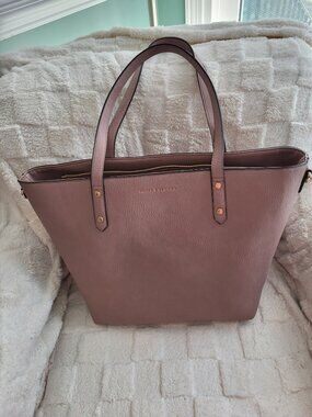 Poppy and Peonies, Go-Getter Tote, Mauve